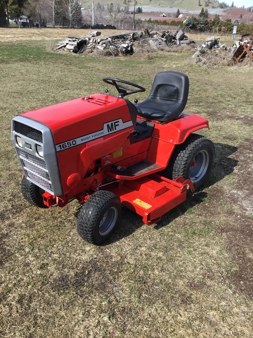MF/Snapper 1650 mower Yesterday