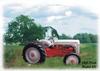 red and gray Ford 8N tractor