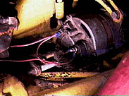 modern alternator mounted