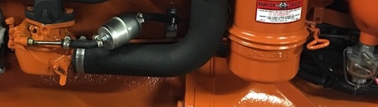 external fuel filter after sediment bowl