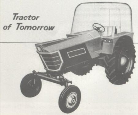 bubble canopy tractor with single front light like cyclops