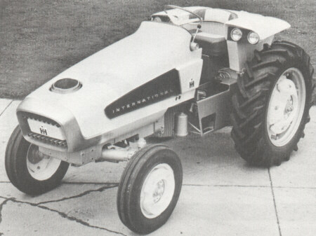 tractor with styling of formula one race car