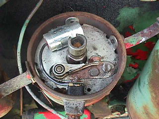 Distributor cap removed