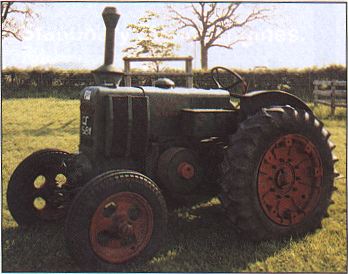 45 field marshall model m sitting in field