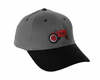 Farmall 504 Charcoal Hat with Black Brim