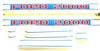 photo of For model 2000, this is a set of 6 self adhesive decals. These are printed on Mylar, not die cut.