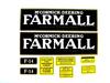 Farmall F14 Decal Set
