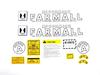 Farmall Super A Decal Set