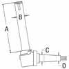 photo of <UL> <li>For Allis Chalmers Construction and industrial models I60 (- Left Side Spindle), I600 (- Left Side Spindle), 615 (- Left Side Spindle)<\li> <li>Replaces Allis Chalmers OEM number 1022019<\li> <li>Dimension A: 8.750 <\li> <li>Dimension B: 1.610 <\li> <li>Dimension C: 1.625 <\li> <li>Dimension D: 1.187 <\li> <li>For wheel bearing kit use Item #: 100102<\li> <\UL>