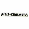 Allis Chalmers D10 Decal, Black with Long A&S, Mylar