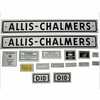 Allis Chalmers D10 Decal Set, D10 1957-60, Black Bar Grille, Mylar