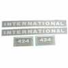 Farmall 424 International 424 Diesel Decal Set, Vinyl