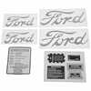 Ford 8N Ford Instructions Decal Set, 8N, Mylar