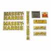 Massey Harris Mustang Massey Harris Decal Set, Mustang, Mylar