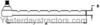 photo of A= 15.487 inch, B= .937 inch, 7 notches on top. For tractor models 1080, 1085, 180, 185.