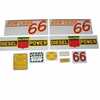 Oliver 66 Oliver 66 Row Crop Decal Set, Diesel, Red, Mylar