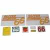 Oliver 66 Oliver 66 Standard Decal Set, Yellow, Mylar