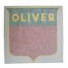 Oliver 1600 Oliver Decal Set, Shield, 8 inch Red, Vinyl