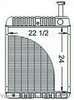 photo of Core size 22.250 inches wide, 24.00 inches high. For tractor models (786, 886 both with German Diesel Engines).