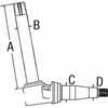 photo of <UL> <li>For John Deere tractor models 1520 (with Fixed Front Axle), 2030 (s\n 187300 - earlier)<\li> <li>Compatible with John Deere Construction and industrial models 300, 400 (All s\n 136911 - earlier)<\li> <li>Replaces John Deere OEM number AT39457<\li> <li>Dimension A: 10.375 <\li> <li>Dimension B: 1.499 <\li> <li>Dimension C: 1.795 <\li> <li>Dimension D: 1.312 <\li> <li>Left or Right Side<\li> <\UL>