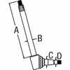 photo of <UL> <li>For Massey Ferguson tractor models 2675, 2705<\li> <li>Replaces Massey Ferguson OEM number 3040894M92, 3046437M91, 3046437V91<\li> <li>Dimension A: 19.625 <\li> <li>Dimension B: 1.744 <\li> <li>Dimension C: 2.000 <\li> <li>Dimension D: 1.375 <\li> <li>Left Side<\li> <\UL>