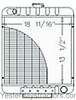 photo of Core size 18.6875  wide, 13.50  high. For model 1825B Skid Steer Loader with diesel engine.