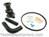 photo of Kit includes CDPN8501C water pump with press on pulley, 312588 lower hose, NAA8260B upper hose, EAF8577A fan belt, hose clamps, gasket, and clamp key. It is used on Ford 134 and 172 cubic inch engines in models from 1955-1964 with manual steering. YTO-119845
