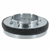 photo of Front wheel oil seal assembly. This front wheel seal is made of steel and felt. This Allis Chalmers front wheel seal measures : 1.437 inches inside diameter, 2.563 inches outside diameter. and 0.586 inches wide. For tractor models B, C, CA, D10, D12. Replaces 207362, 207363, 207364, 207365, 70207362, 70207363, 70207364, 70207365