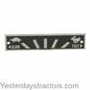 photo of <UL> <li>For International \ Farmall tractor models Hydro 100, 766, 966, 1066, 1466, 1468, 1566, 1568<\li> <li>Replaces International OEM number 539232R1<\li> <li>Width: 7\8 <\li> <li>Length: 3-3\4 <\li> <li>Rivet Holes: 2-1\8 <\li> <li>This Indicator Plate Is NOT Used On Tractors With Tilt Steering<\li> <\UL>