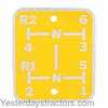 Oliver Super 66 Shift Pattern Plate