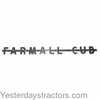 Farmall Cub Side Emblem