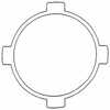 John Deere 4960 Input Planetary Piston Plate