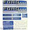 Ford 2000 Ford 2000 Select-O-Speed Decal Kit