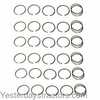 Allis Chalmers WD45 Piston Ring Set - Standard - 6 Cylinder