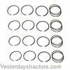 photo of <UL> <li>For Ford tractor models Major, Power Major, Super Major<\li> <li>Fits Ford Engine (s) 199 (gas)<\li> <li>Bore: 3.740”<\li> <li>Ring Size: Standard<\li> <li>Compression Rings per Piston: (2) @ .094 <\li> <li>Oil Rings per Piston: (2) @ .188 <\li> <li>Top Groove Size: .094 <\li> <li>Top Groove Style: Barrel Face Chrome<\li> <li>2nd Groove Size: .094 <\li> <li>2nd Groove Style: Reverse Torsional Taper Face<\li> <li>3rd Groove Size: .188 <\li> <li>3rd Groove Style: Chrome Rail \ Oil Ring Spacer<\li> <li>4th Groove Size: .188 <\li> <li>4th Groove Style: Cast Iron Oil<\li> <li>Sold as a complete 4 cylinder set<\li> <\UL>
