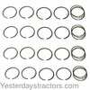 photo of <UL> <li>For International \ Farmall tractor models W400, 400<\li> <li>Compatible with International Construction & industrial models TD6<\li> <li>Compatible with International Engine(s) D264 (diesel)<\li> <li>Bore: 4.000 <\li> <li>Ring Size: Standard<\li> <li>Compression Rings per Piston: (2) @ .094  & (1) @ .125 <\li> <li>Oil Rings per Piston: (2) @ .250 <\li> <li>Top Groove Size: .094 <\li> <li>Top Groove Style: Barrel Face Triple Chrome<\li> <li>2nd Groove Size: .094 <\li> <li>2nd Groove Style: Reverse Torsional Taper Face<\li> <li>3rd Groove Size: .125 <\li> <li>3rd Groove Style: Reverse Torsional Taper Face<\li> <li>4th Groove Size: .250 <\li> <li>4th Groove Style: Chrome Rail \ Oil Ring Spacer<\li> <li>5th Groove Size: .250 <\li> <li>5th Groove Style: Cast Iron Oil<\li> <li>Sold as a complete 4 cylinder set<\li> <\UL>