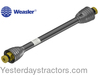 photo of <ul><li>Weasler Driveline 14006448ST is designed designed for rotary cutter general applications<\li><li>Design adjustability (cut-to-length) capabilities<\li><li>Tri-lobe shaft profiles<\li><li>Standard guard construction without Easy Lock allows assembly or removal with a screwdriver<\li><li>Equivalent to Bondioli- Pavesi PTO Series: 4<\li><li>Compressed (Closed) Length: 39.76"<\li><li>Compressed Overall Length: 48.18"<\li><li>Extended Length: 61.81"<\li><li>Extended Overall Length: 70.23"<\li><li>Tractor: 1-3\8"-6 Spline Quick Disconnect<\li><li>Implement: 1-3\8"-6 Spline Quick Disconnect<\li><li>HP@540RPM: 36<\li><li>HP@1000RPM: 56<\li><\ul>