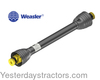 photo of <ul><li>Weasler Driveline 14006546ST is designed designed for rotary cutter general applications<\li><li>Design adjustability (cut-to-length) capabilities<\li><li>Tri-lobe shaft profiles<\li><li>Standard guard construction without Easy Lock allows assembly or removal with a screwdriver<\li><li>Bondioli- Pavesi PTO Series: 5<\li><li>Compressed (Closed) Length: 37.80"<\li><li>Compressed Overall Length: 46.70"<\li><li>Extended Length: 57.83"<\li><li>Extended Overall Length: 63.73"<\li><li>Tractor: 1-3\8"-6 Spline Quick Disconnect<\li><li>Implement: 1-3\8"-6 Spline Quick Disconnect<\li><li>HP@540RPM: 52<\li><li>HP@1000RPM: 81<\li><\ul>