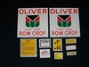 photo of For 70 Row Crop. Oliver-Hart Parr. Complete decal set.