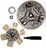 photo of This kit is used on tractors with Hydraulic Assist Clutches. This single stage new heavy duty clutch kit contains a heavy duty, 17 spline, 1 3\4 inch hub, 15 spring pressure plate assembly, a heavy duty, 6 pad, 11 spline, 1 3\16 inch hub clutch disc; new release bearing and new pilot bearing, clutch alignment tool.