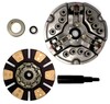 photo of Our new clutch kit contains: a 12 inch heavy duty, 17 spline 1 3\4 inch hub, 12 spring remanufactured pressure plate assembly; a 12 inch 11 spline, 1 3\16 inch hub, 6 pad remanufactured clutch disc; new release and pilot bearings. For tractors: 706, 756, 766, 786, 806, 826, 856, 986. Replaces YTO 104496K, 384395R94, 405300R92