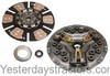 photo of This new single stage clutch kit contains a remanufactured pressure plate assembly, a remanufactured, 14 inch, 11 spline, 1 3\16 hub with 6 large pads clutch disc, a new release bearing and new pilot bearing. For tractor models 3388, 3588, 6388, 6588.