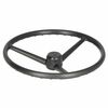 photo of Steering wheel. For tractors: MF240 except Hydro Static Steering, MF250 Industrials: 20D, 30E. 15-3\4 inch diameter wheel with 11\16inch tapered and 40 splined hub. Does not include cap. Replaces 1691798M1, 1691798M2, 1673006M1, 3774839M91, 966461M1