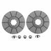 photo of <UL> <li>For International \ Farmall tractor models H, Super H, 300, 350<\li> <li>Replaces International OEM number 368183, 830617, A30910<\li> <li>Kit Includes 2 Brake Discs, 3 Steel Balls, 2 Brake Springs<\li> <\UL>