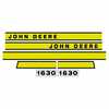 John Deere 1630 1630 Hood Decal