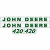 John Deere 420 Hood Decal, 420