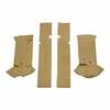 John Deere 7700 Cab Foam Kit - Corner Post - Multi-Brown \ Sailcoth Tan