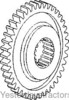 photo of 41 tooth, 18 spline. Used in 8 speed transmissions. For tractor models 135, 148, 150, 155, 158, 165, 168, 175, 180, 185, 188, 20, 240, 240P, 265, 275, 282, 30, 31, 375, 383, 390, 50H, 550, 565, 575. Replaces 1660094M1.