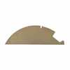 John Deere 2440 Front Headliner Piece, Brindle Brown Vinyl with Plastic Back