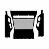Farmall 5488 Main Headliner, Black Basketweave Vinyl